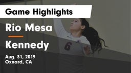 Rio Mesa  vs Kennedy  Game Highlights - Aug. 31, 2019