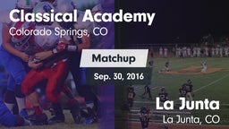 Matchup: Classical Academy vs. La Junta  2016