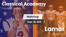 Matchup: Classical Academy vs. Lamar  2018