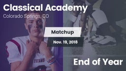 Matchup: Classical Academy vs. End of Year 2016