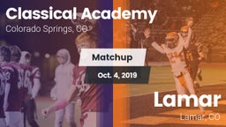 Matchup: Classical Academy vs. Lamar  2019