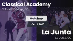 Matchup: Classical Academy vs. La Junta  2020