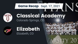 Recap: Classical Academy  vs. Elizabeth  2021