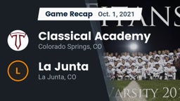 Recap: Classical Academy  vs. La Junta  2021