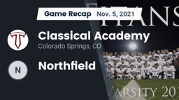 Recap: Classical Academy  vs. Northfield 2021