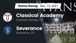 Recap: Classical Academy  vs. Severance  2021