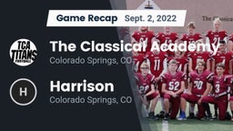 Recap: The Classical Academy  vs. Harrison  2022