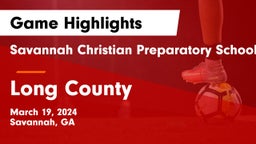 Savannah Christian Preparatory School vs Long County  Game Highlights - March 19, 2024