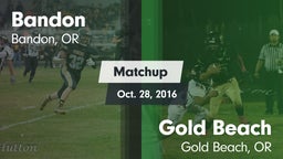 Matchup: Bandon  vs. Gold Beach  2016