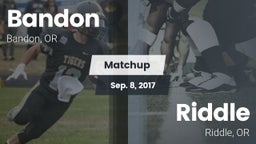 Matchup: Bandon  vs. Riddle  2017