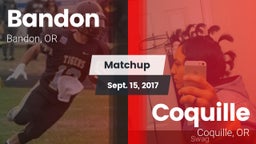 Matchup: Bandon  vs. Coquille  2017