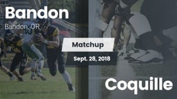 Matchup: Bandon  vs. Coquille 2018