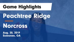 Peachtree Ridge  vs Norcross  Game Highlights - Aug. 20, 2019