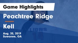 Peachtree Ridge  vs Kell  Game Highlights - Aug. 20, 2019