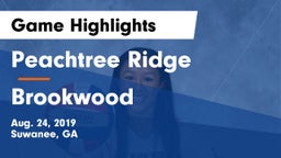 Peachtree Ridge  vs Brookwood  Game Highlights - Aug. 24, 2019