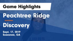 Peachtree Ridge  vs Discovery  Game Highlights - Sept. 17, 2019