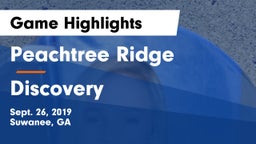 Peachtree Ridge  vs Discovery  Game Highlights - Sept. 26, 2019