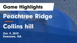 Peachtree Ridge  vs Collins hill Game Highlights - Oct. 9, 2019