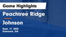 Peachtree Ridge  vs Johnson  Game Highlights - Sept. 17, 2020