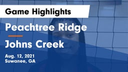 Peachtree Ridge  vs Johns Creek  Game Highlights - Aug. 12, 2021
