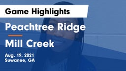 Peachtree Ridge  vs Mill Creek  Game Highlights - Aug. 19, 2021