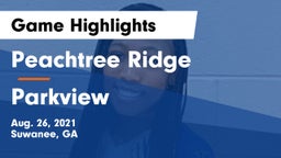 Peachtree Ridge  vs Parkview  Game Highlights - Aug. 26, 2021