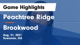 Peachtree Ridge  vs Brookwood  Game Highlights - Aug. 31, 2021