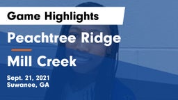 Peachtree Ridge  vs Mill Creek  Game Highlights - Sept. 21, 2021