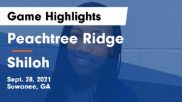 Peachtree Ridge  vs Shiloh  Game Highlights - Sept. 28, 2021