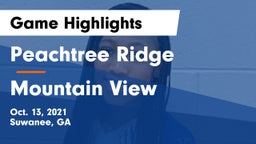 Peachtree Ridge  vs Mountain View  Game Highlights - Oct. 13, 2021