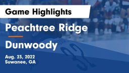 Peachtree Ridge  vs Dunwoody  Game Highlights - Aug. 23, 2022
