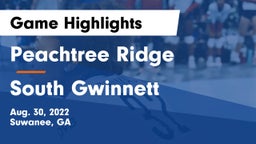 Peachtree Ridge  vs South Gwinnett  Game Highlights - Aug. 30, 2022
