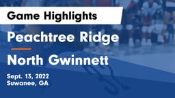 Peachtree Ridge  vs North Gwinnett  Game Highlights - Sept. 13, 2022