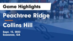 Peachtree Ridge  vs Collins Hill  Game Highlights - Sept. 15, 2022