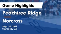 Peachtree Ridge  vs Norcross  Game Highlights - Sept. 20, 2022
