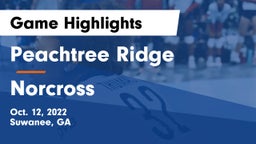 Peachtree Ridge  vs Norcross  Game Highlights - Oct. 12, 2022