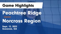 Peachtree Ridge  vs Norcross Region Game Highlights - Sept. 12, 2023