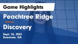 Peachtree Ridge  vs Discovery Game Highlights - Sept. 26, 2023
