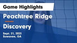 Peachtree Ridge  vs Discovery Game Highlights - Sept. 21, 2023
