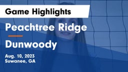 Peachtree Ridge  vs Dunwoody  Game Highlights - Aug. 10, 2023