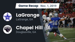 Recap: LaGrange  vs. Chapel Hill  2019
