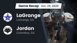 Recap: LaGrange  vs. Jordan  2020