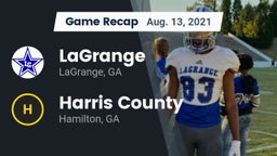 Recap: LaGrange  vs. Harris County  2021