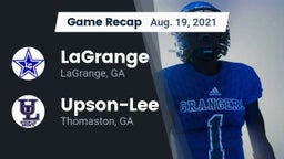 Recap: LaGrange  vs. Upson-Lee  2021