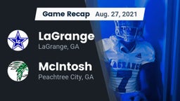 Recap: LaGrange  vs. McIntosh  2021