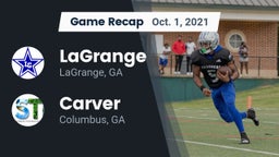 Recap: LaGrange  vs. Carver  2021