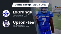 Recap: LaGrange  vs. Upson-Lee  2023