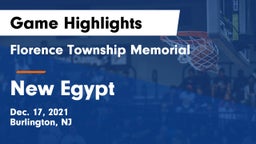 Florence Township Memorial  vs New Egypt  Game Highlights - Dec. 17, 2021