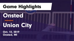 Onsted  vs Union City  Game Highlights - Oct. 12, 2019