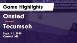 Onsted  vs Tecumseh  Game Highlights - Sept. 11, 2020